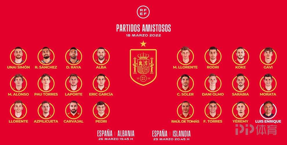 西班牙24年欧洲杯阵容（西班牙21年欧洲杯名单）